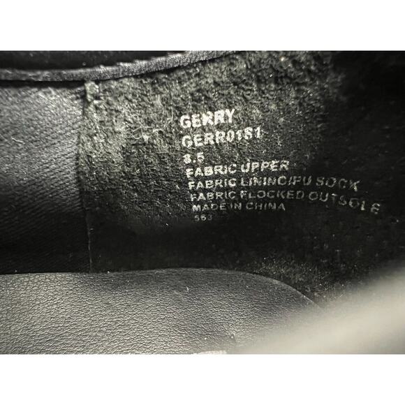 Steve Madden Gerry Floral Sneakers Womens Size 8.5 Classic Casual Black - Picture 8 of 8